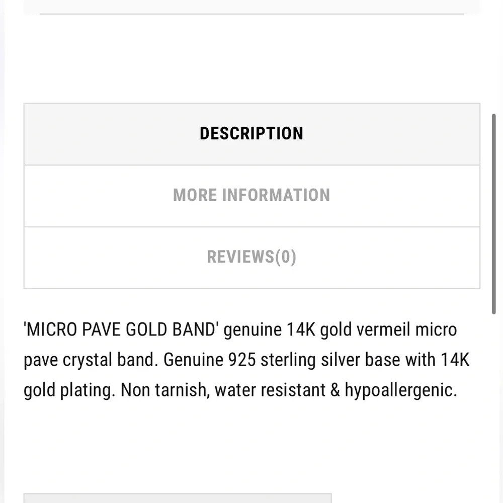 Shop Paige NY Micro Pave Gold Band - Size 6